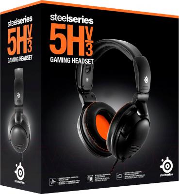 Наушники-гарнитура SteelSeries 5H V3 - в упаковке