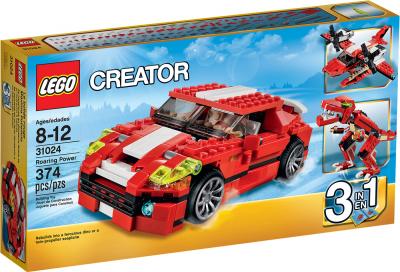 Конструктор Lego Creator Красный мощный автомобиль (31024) - упаковка