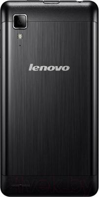 Смартфон Lenovo P780 Dual (Black) - вид сзади