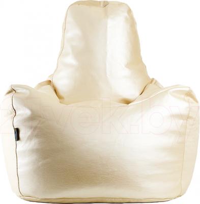 Бескаркасное кресло Baggy Спортинг (белое) - общий вид