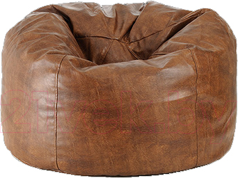 Бескаркасное кресло Baggy Вулкан (коричневое) - общий вид
