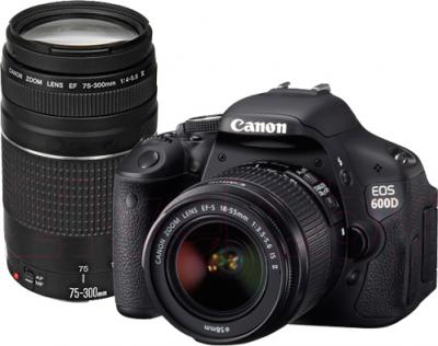 Зеркальный фотоаппарат Canon EOS 650D Double Kit 18-55mm + 75-300mm - общий вид