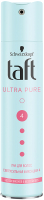 

Лак для укладки волос Taft, Ultra Pure. Укрепляющая формула сверхсильная фиксация