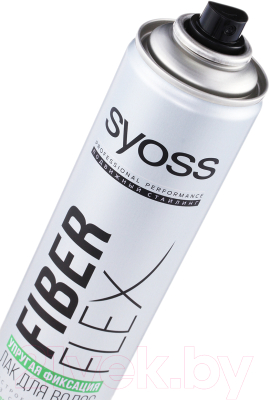 Лак для укладки волос Syoss Fiber Flex упругая фиксация экстрасильная фиксация (400мл)