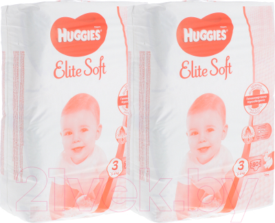 Подгузники детские Huggies Elite Soft Box 3 (160шт)