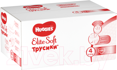Подгузники-трусики детские Huggies Elite Soft Box L 4 (84шт)