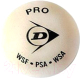 Набор мячей для сквоша DUNLOP White Pro / 627DN700118T - 