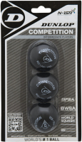 

Набор мячей для сквоша DUNLOP, Competition / 627DN700113
