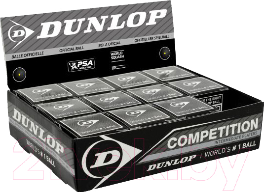 Набор мячей для сквоша DUNLOP Competition / 627DN700112