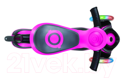 Самокат детский Globber Evo 5 в 1 Lights / 459-110 (розовый)