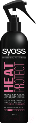 Спрей для укладки волос Syoss Heat Protect эффективная термозащита (250мл)