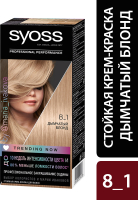 

Крем-краска для волос Syoss, Salonplex Permanent Coloration 8-1