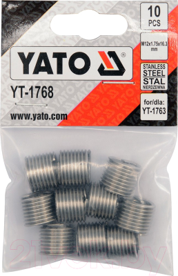Изображение товара Набор резьбовых  вставок Yato YT-1768