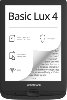 Электронная книга PocketBook 618 Basic Lux 4 / PB618-P-CIS (черный) - 