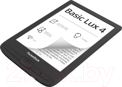 Электронная книга PocketBook 618 Basic Lux 4 / PB618-P-CIS (черный)