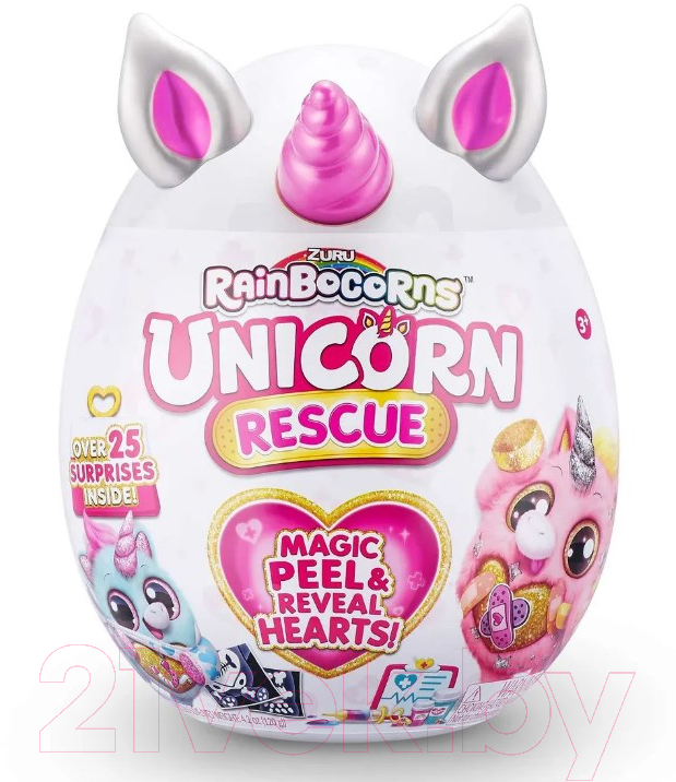 Игрушка-сюрприз Zuru Rainbocorns Unicorn Rescue Единорог / 9262