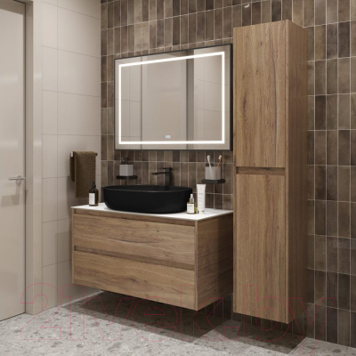 Тумба с умывальником BelBagno Kraft 100 / KRAFT100RT-KEPBO-1084-H301-SET