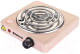 Электрическая настольная плита Sakura ПЭ-02C (бежевый) - 