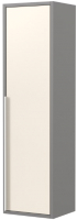Шкаф-полупенал для ванной Дабер 015 / СТ15.0.0.19Б (бежевый/серый/ручка белая) - 