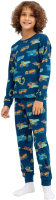 Пижама детская Mark Formelle 563311 (р.110-56, машинки на синем) - 