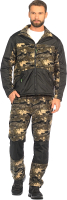 Костюм для охоты и рыбалки Huntsman Пикник-Люкс КМФ135 Polar Fleece (р-р 56-58/182) - 