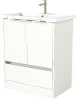 Мебель для ванной Дабер 017 Andrea Elen 80 / Т17.8А.0.5Б (белый древесный/ручка белая) - 