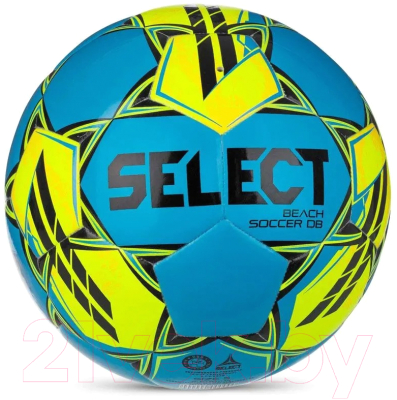 Футбольный мяч Select Beach Soccer DB / 0995160225 (размер 5, синий/желтый)