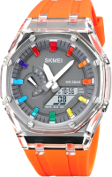Часы наручные унисекс Skmei 2100 (оранжевый) - 