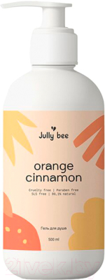 Гель для душа Jully Bee Апельсин и корица (500мл)