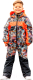 Комбинезон прогулочный детский Batik Кибби 580-23в-1 (р.104-56, оранжевый) - 