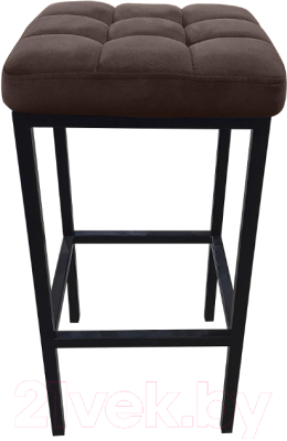 Изображение товара Табурет барный Древпром Камелот ДП2-07 (черный матовый/катания эспрессо)