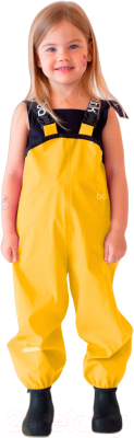 Полукомбинезон верхний детский Batik Непромокаемый 485-22в-2 (р.122-64, желтый)