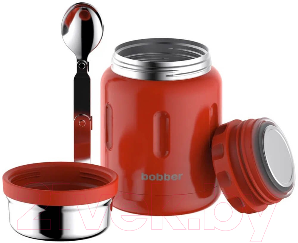 Термос для еды Bobber Jerrycan-700 Cayenne Red (красный) — фото 2
