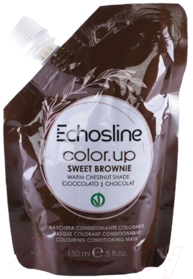 Тонирующая маска для волос Echos Line Color Up Sweet Brownie Warm Chestnut Shade (150мл)