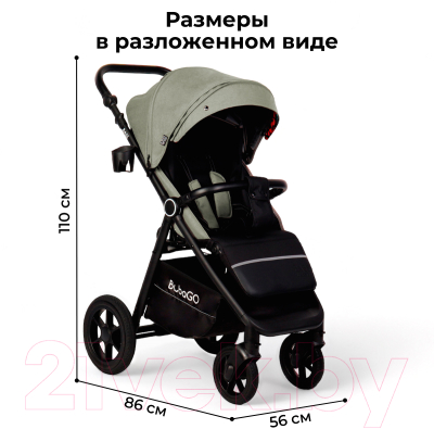 Детская прогулочная коляска Bubago Model Bass / BG 119-1 (мятный)