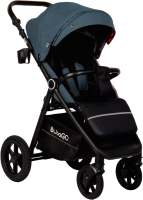 Детская прогулочная коляска Bubago Model Bass / BG 119-4 (синевато-серый) - 