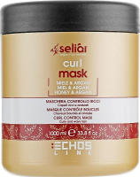 Маска для волос Echos Line Seliar Curl мед и масло аргании для вьющихся волос (1л) - 