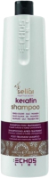 Шампунь для волос Echos Line Seliar Keratin восстанавливающий с маслом аргании и кератином (1л) - 