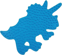 Основа для термомозаики SES Creative Динозавр Трицератопс / 06402 (синий) - 