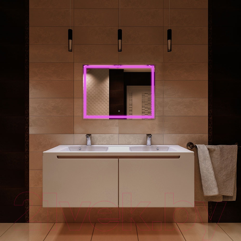 Зеркало Silver Mirrors Livia RGB 80x60 / LED-00002638 — фото 4