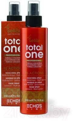 Спрей для волос Echos Line Seliar Argan Total One Professional 15в1 на основе масла аргании (200мл)