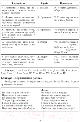 План-конспект уроков Выснова Беларуская літаратура. 5-11 клас / 9789852716062 (Троцкая Т.А.)