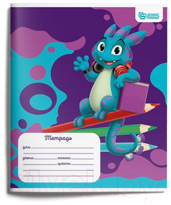 Набор тетрадей Schoolformat Smart Dino / ТШЛ12-СМД-НМП (20шт)