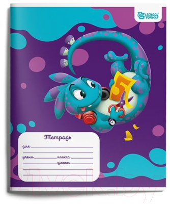 Набор тетрадей Schoolformat Smart Dino / ТШЛ12-СМД-НМП (20шт)