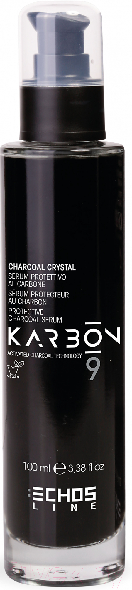 Флюид для волос Echos Line Karbon 9 Charcoal Crystal для волос страдающих от хим. процедур