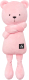 Мягкая игрушка Мяшечки Мишка Джордж / М139 (розовый) - 