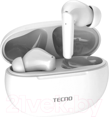 Наушники/гарнитура Tecno TWS Earphone BD03 (белый)