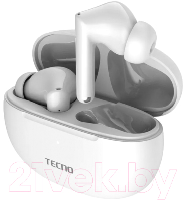 Беспроводные наушники Tecno TWS Earphone BD03 (белый)