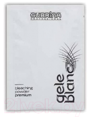 Порошок для осветления волос Subrina Professional Gele Blanc Premium (50г)