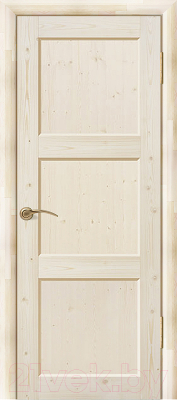 Дверной блок Wood Goods ДГФ-3Ф комплект 60x200 (сосна неокрашенная)